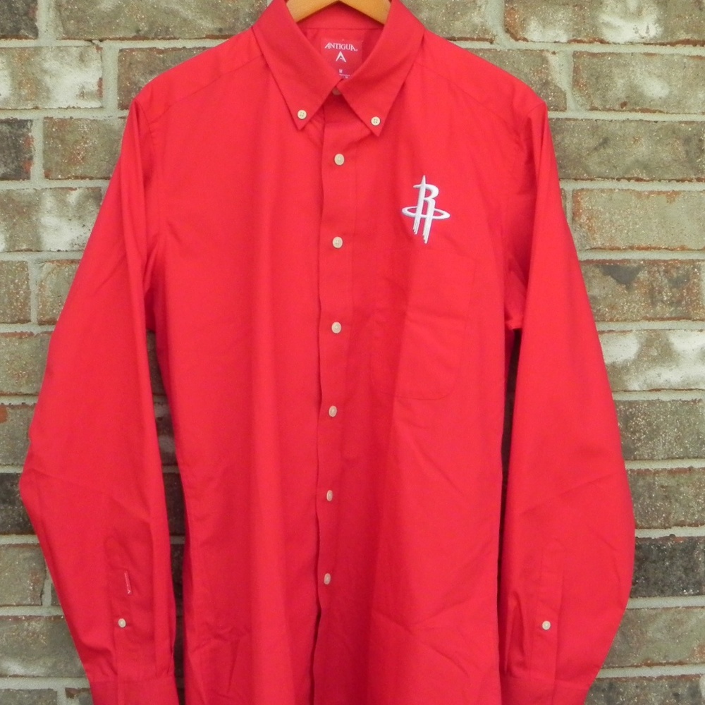 Men's Houston Rockets Antigua Red Dynasty Size M